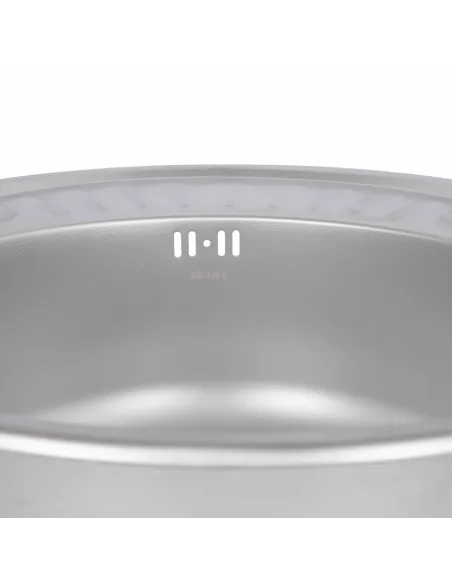 Мойка для кухни овальная Brinex 5745 BRIN5745MDEC0 Micro Decor 0,8 мм из нержавеющей стали