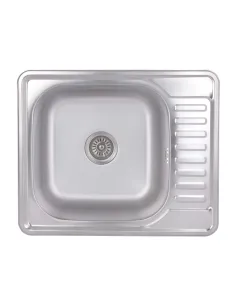 Мойка для кухни прямоугольная Brinex 5848 BRIN5848SAT08 Micro Decor 0,8 мм из нержавеющей стали
