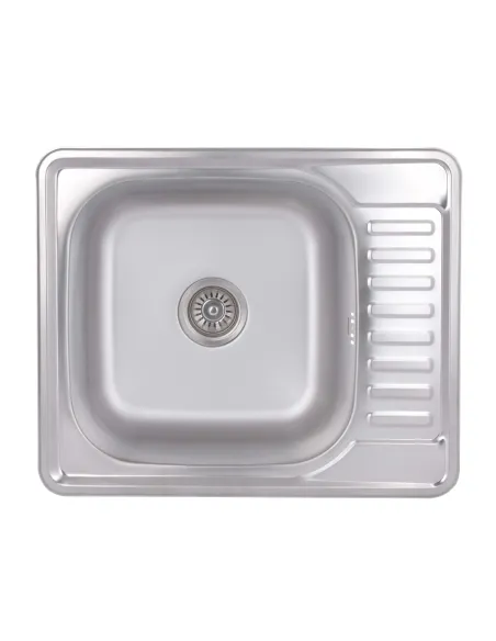 Мойка для кухни прямоугольная Brinex 5848 BRIN5848SAT08 Micro Decor 0,8 мм из нержавеющей стали