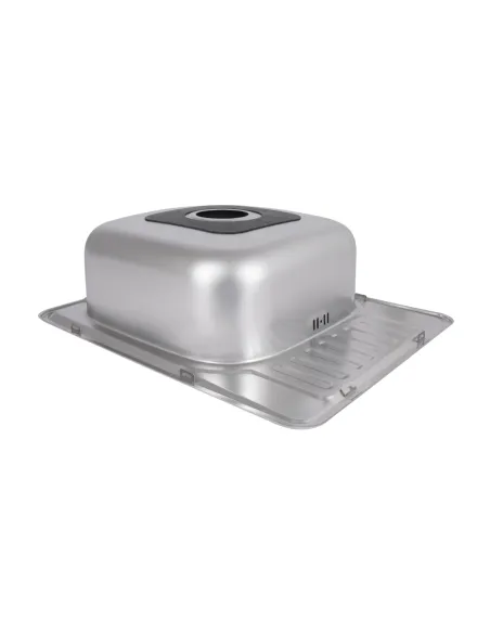 Мойка для кухни прямоугольная Brinex 5848 BRIN5848SAT08 Micro Decor 0,8 мм из нержавеющей стали