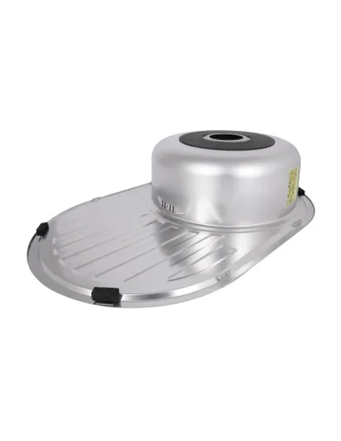 Мийка для кухні овальна Brinex 7750 BRIN7750SAT08 Satin 0,8 мм з нержавіючої сталі