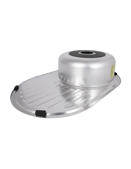 Мойка для кухни овальная Brinex 7750 BRIN7750SAT08 Satin 0,8 мм из нержавеющей стали