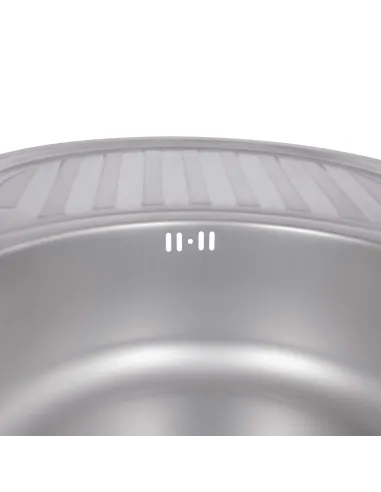 Мийка для кухні овальна Brinex 7750 BRIN7750SAT08 Satin 0,8 мм з нержавіючої сталі