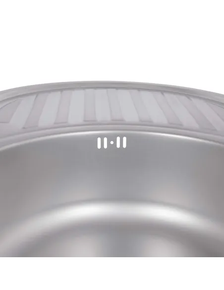 Мийка для кухні овальна Brinex 7750 BRIN7750SAT08 Satin 0,8 мм з нержавіючої сталі