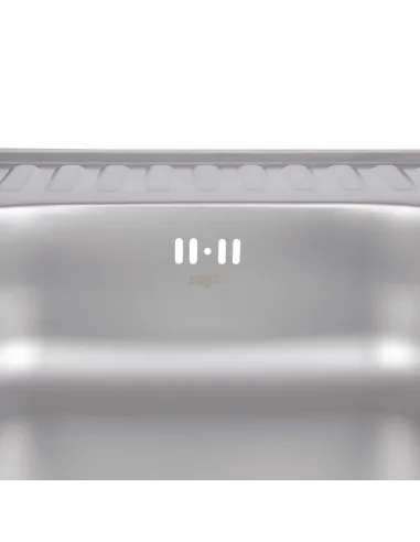 Мойка кухонная квадратная Brinex 6060-R BRIN6060RSAT06 Satin 0.6 мм из нержавеющей стали