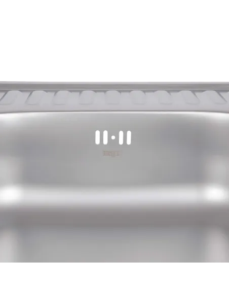 Мийка кухонна квадратна Brinex 6060-R BRIN6060RSAT06 Satin 0.6 мм з нержавіючої сталі