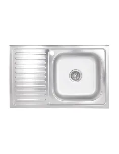 Мойка для кухни прямоугольная Brinex 5080-R BRIN5080RSAT06 Satin 0,6 мм из нержавеющей стали