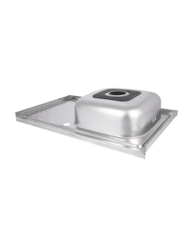 Мийка прямокутна для кухні Brinex 5080-R BRIN5080RSAT06 Satin 0,6 мм з нержавіючої сталі
