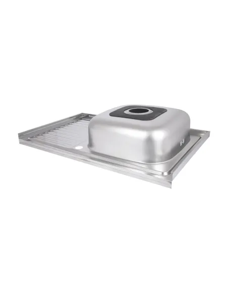 Мойка для кухни прямоугольная Brinex 5080-R BRIN5080RSAT06 Satin 0,6 мм из нержавеющей стали