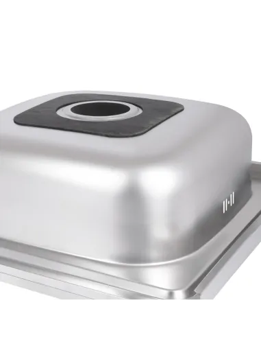 Мойка для кухни прямоугольная Brinex 5080-R BRIN5080RSAT06 Satin 0,6 мм из нержавеющей стали