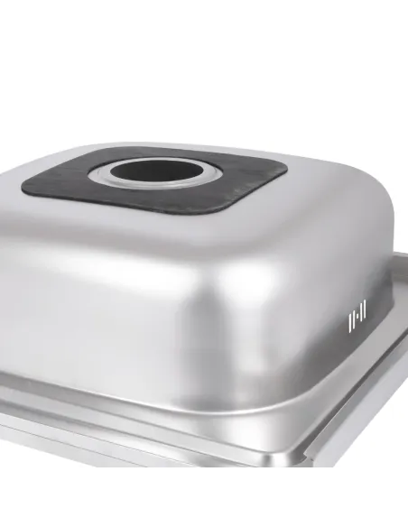 Мойка для кухни прямоугольная Brinex 5080-R BRIN5080RSAT06 Satin 0,6 мм из нержавеющей стали