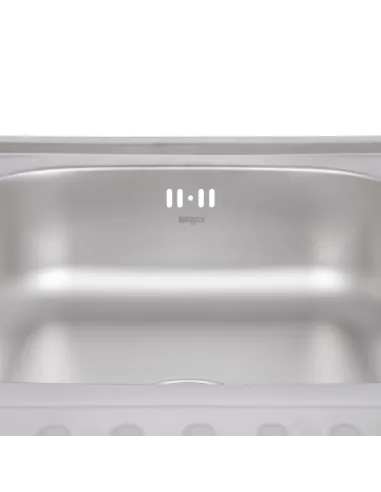 Мойка для кухни прямоугольная Brinex 5080-R BRIN5080RSAT06 Satin 0,6 мм из нержавеющей стали