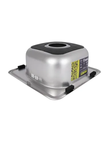 Мийка кухонна квадратна Brinex 3838 BRIN3835SAT06 0.6 мм з нержавіючої сталі
