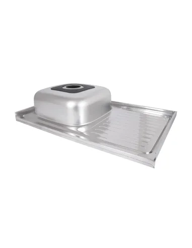 Мойка для кухни прямоугольная Brinex 5080-L BRIN5080LSAT06 Satin 0,8 мм из нержавеющей стали