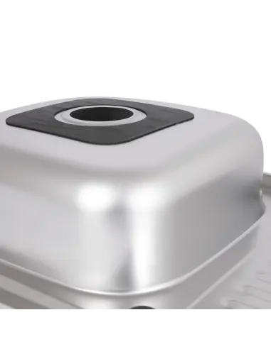 Мойка для кухни прямоугольная Brinex 5080-L BRIN5080LSAT06 Satin 0,8 мм из нержавеющей стали