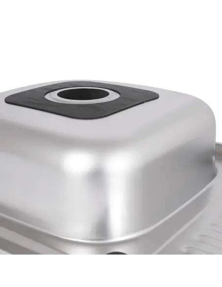 Мойка для кухни прямоугольная Brinex 5080-L BRIN5080LSAT06 Satin 0,8 мм из нержавеющей стали