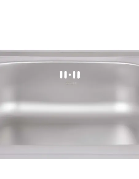 Мийка прямокутна для кухні Brinex 5080-L BRIN5080LSAT06 Satin 0,8 мм з нержавіючої сталі