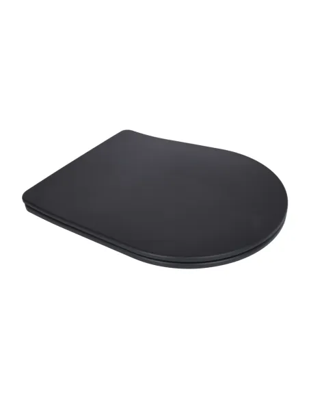 Сидіння для унітазу Q-Tap Robin QTSC179MB47352 Matt Black, мікроліфт