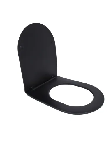 Сидіння для унітазу Q-Tap Robin QTSC179MB47352 Matt Black, мікроліфт