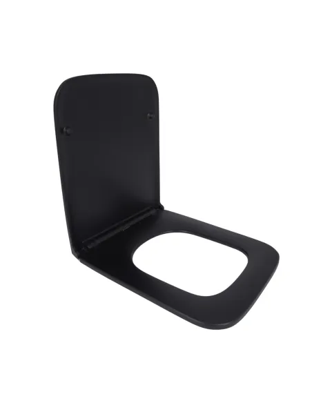 Сиденье для унитаза Q-Тap Gemini QT99HY2312MB Matt Black, микролифт