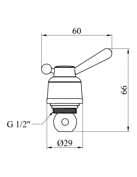 Дивертор для смесителя Kroner KRM - C956