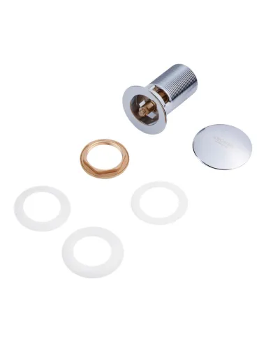 Донний клапан для раковини Kroner KRM - C962-1, 1/4 дюйми з переливом