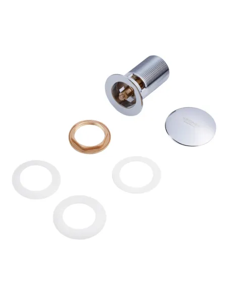 Донний клапан для раковини Kroner KRM - C962-1, 1/4 дюйми з переливом