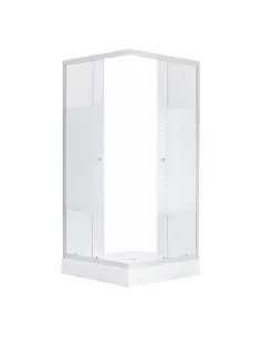 Душевая кабина с низким поддоном Kroner KRP Eifel - Q.C.F.L. 90x90 см, квадратная