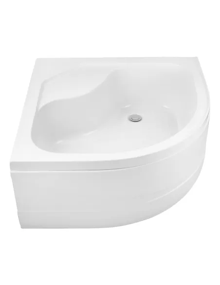 Душова кабіна з високим піддоном Kroner KRP Eifel - Q.C.F.L. 90x90 см, напівкругла