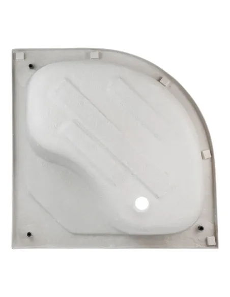 Душова кабіна з високим піддоном Kroner KRP Eifel - Q.C.F.L. 90x90 см, напівкругла