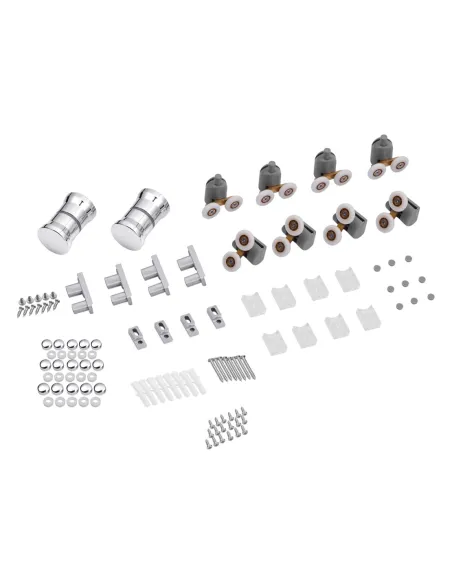 Душевая кабина с высоким поддоном Kroner KRP Eifel - Q.C.F.L. 90x90 см, полукруглая