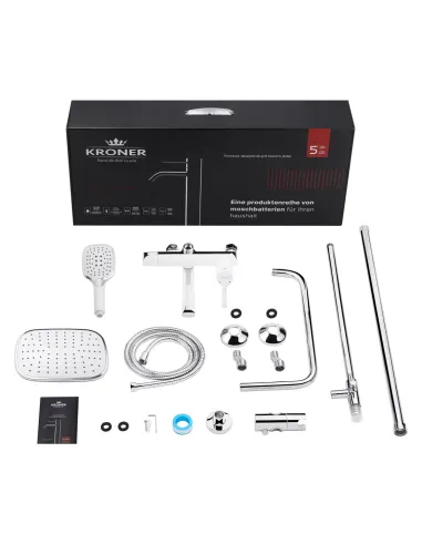 Душева система Kroner KRP Essen - W063 з виливом