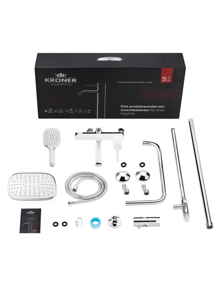 Душева система Kroner KRP Essen - W063 з виливом