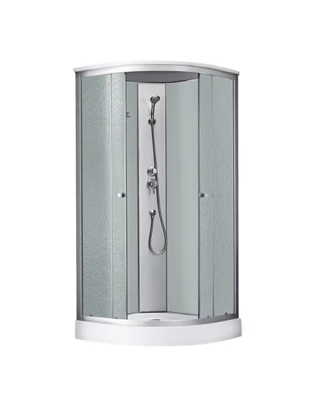 Гідробокс масажний Kroner KRP Enzo - WD.C.F.F. 90x90 см, напівкруглий