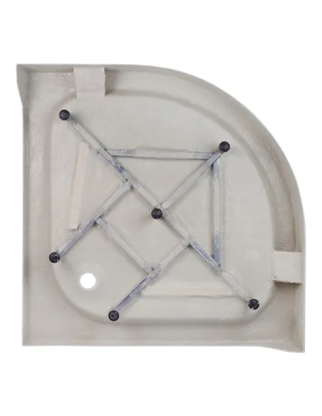 Гидробокс массажный Kroner KRP Enzo - WD.C.F.F. 90x90 см, полукруглый