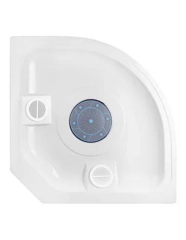 Гідробокс масажний Kroner KRP Enzo - WD.C.F.F. 90x90 см, напівкруглий