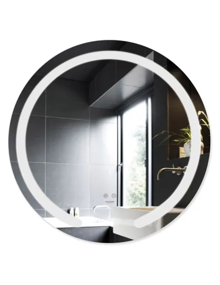 Зеркало Kroner KRP Spiegel R1 - 6060 с LED-подсветкой и антизапотеванием