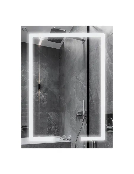 Зеркало Kroner KRP Spiegel VR2-6080 с LED-подсветкой
