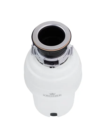 Измельчитель пищевых отходов Kroner KRP Kaiman WHI - 550W для кухонной мойки