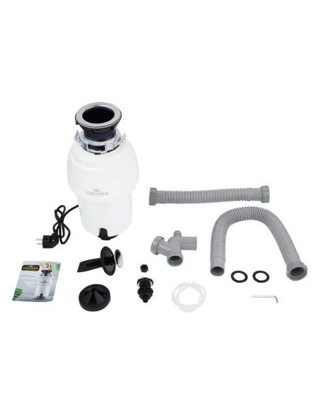 Подрібнювач харчових відходів Kroner KRP Kaiman WHI-550W для кухонного миття