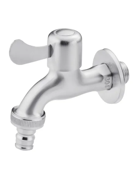 Кран кульовий для поливу Kroner KRP Edelstahl Klassisch - ESG099 1/2 дюйма НР