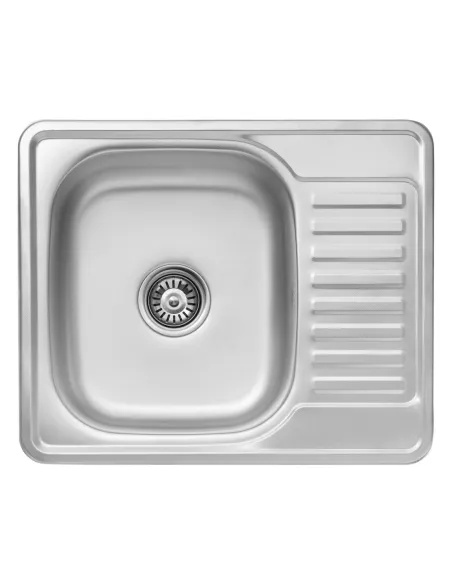 Мойка для кухни прямоугольная Kroner KRP Dekor - 5848 из нержавеющей стали