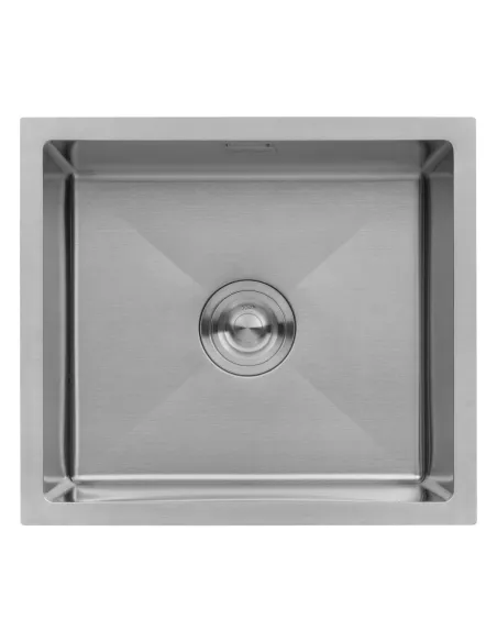 Мийка для кухні прямокутна Kroner KRP Gebrstet - 4843HM ​​з нержавіючої сталі