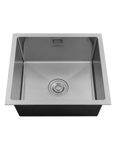 Мойка для кухни прямоугольная Kroner KRP Gebrstet - 4843HM из нержавеющей стали