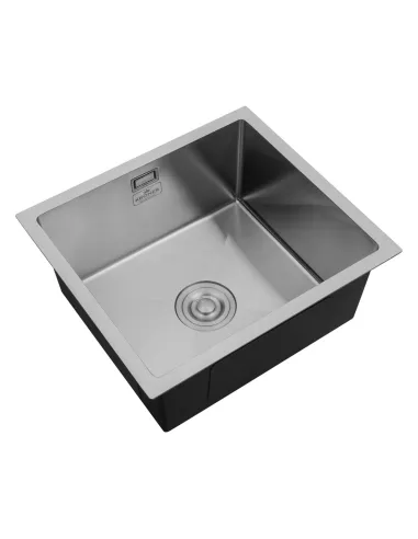 Мийка для кухні прямокутна Kroner KRP Gebrstet - 4843HM ​​з нержавіючої сталі