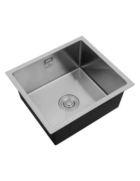 Мойка для кухни прямоугольная Kroner KRP Gebrstet - 4843HM из нержавеющей стали