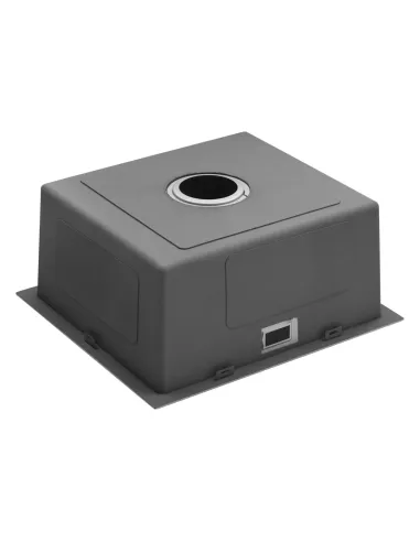 Мойка для кухни прямоугольная Kroner KRP Gebrstet - 4843HM из нержавеющей стали