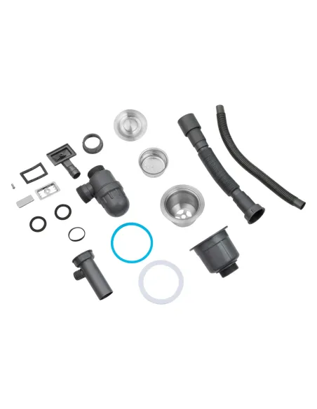 Мийка для кухні прямокутна Kroner KRP Gebrstet - 4843HM ​​з нержавіючої сталі