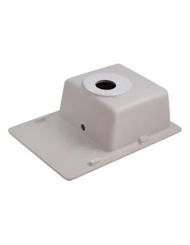 Мойка кухонная прямоугольная Kroner KRP Komposit COL - 6243, 620x430x200 мм песочная, из гранита