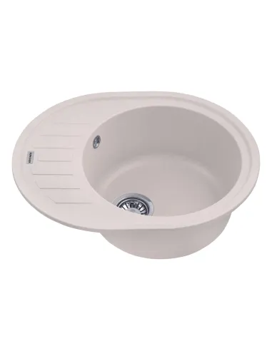 Мойка кухонная овальная Kroner KRP Komposit COL - 6250, 610х495х220 мм